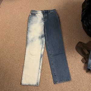 PacSun Two-Tone Straight Jeans